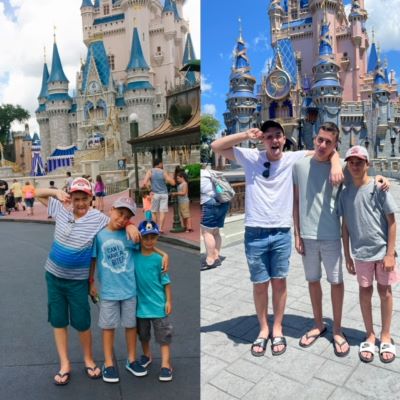 Then and now!